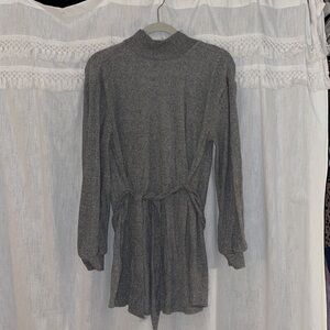 TopShop Gray Sweater Dress